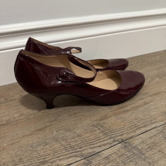 Repetto | Burgundy Mini Heel Mary Janes - Size EU 38 - Picture 2 of 16